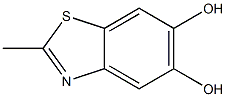 5,6-Benzothiazolediol,2-methyl-(6CI,7CI,9CI) 구조식 이미지
