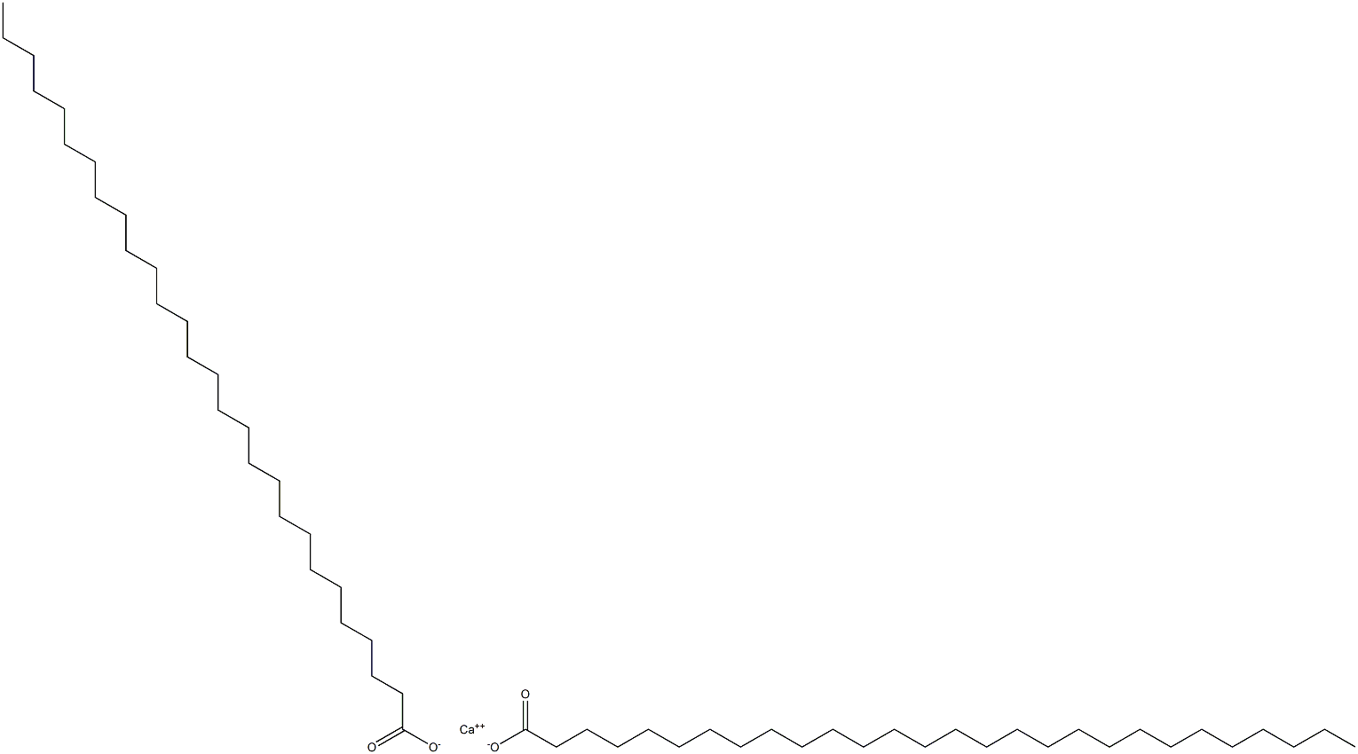 Fatty acids, montan-wax, calcium salts  Structure