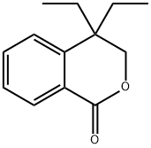 1H-2-Benzopyran-1-one,4,4-diethyl-3,4-dihydro-(9CI) Structure