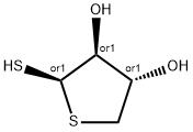 3,4-Thiophenediol, tetrahydro-2-mercapto-, (2R,3S,4S)-rel- (9CI) 구조식 이미지