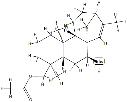 (4S)-Kaur-15-ene-7β,19-diol 19-acetate 구조식 이미지