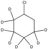 1-Chloro(2,2,3,3,4,4,5,5-2H8)cyclohexane Structure
