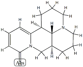 (6β)-11,12,13,14-Tetradehydromatridin-15-one Structure