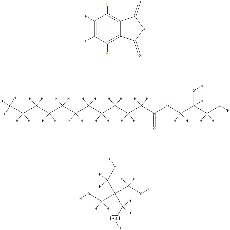 1,3-isobenzofurandione, polymer with2,2-bis(hydroxymethyl)-1,3-propanediol and 1,2,3-propanetriol,dodecanoate Structure