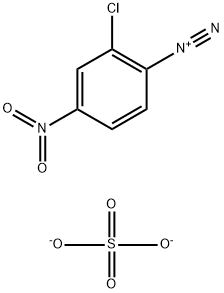 2-chloro-4-nitrobenzenediazonium sulphate (2:1) Structure