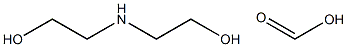 formic acid, compound with 2,2'-iminobis[ethanol] (1:1) 구조식 이미지