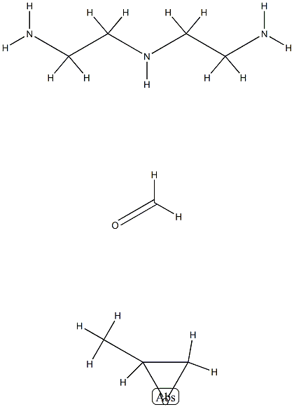 Formaldehyde, polymer with N-(2-aminoethyl)-1,2-ethanediamine and methyloxirane 구조식 이미지