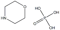 Phosphoric acid, di-C8-18-alkyl esters, compds. with morpholine 구조식 이미지