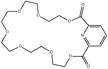 CYCLO(HEXAETHYLENEGLYCOL 2,6-PYRIDINEDICARBOXYLATE) 구조식 이미지