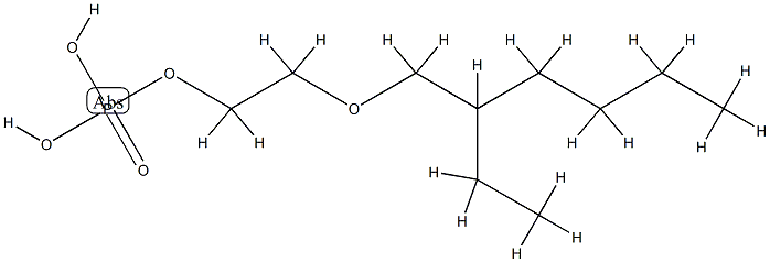 Poly(oxy-1,2-ethanediyl), .alpha.-(2-ethylhexyl)-.omega.-hydroxy-, phosphate 구조식 이미지