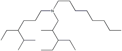 1-Octanamine, N,N-dioctyl-, branched Structure