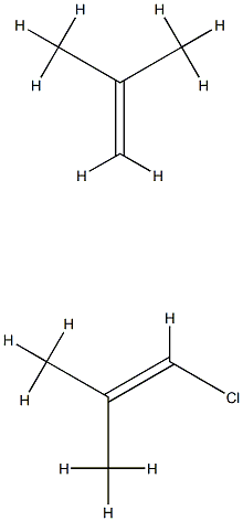 클로린화된 폴리올레핀 구조식 이미지