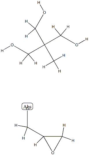 1,3-Propanediol, 2-(hydroxymethyl)-2-methyl-, polymer with (chloromethyl)oxirane 구조식 이미지
