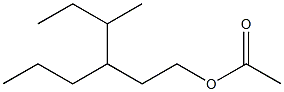 Acetic acid, decyl ester, branched Structure