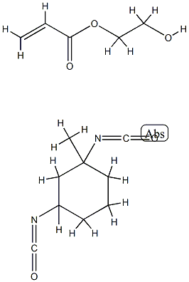 2-Propenoic acid, 2-hydroxyethyl ester, reaction products with TDI Structure