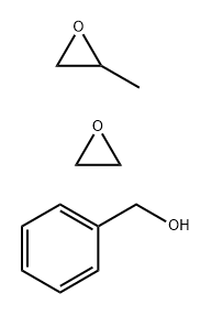 Oxirane, methyl-, polymer with oxirane, bis(phenylmethyl) ether Structure