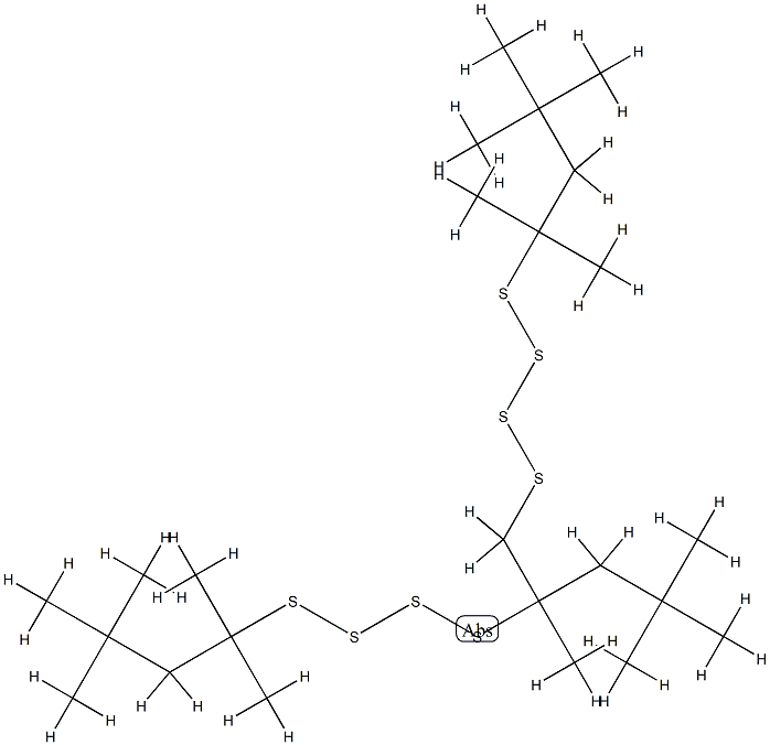 Pentene, 2,4,4-trimethyl-, sulfurized Structure