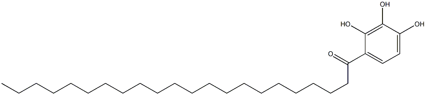 1-[2,3,4(or 3,4,5)-trihydroxyphenyl]docosan-1-one Structure