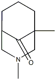 3-Azabicyclo[3.3.1]nonan-9-one,1,3-dimethyl-(9CI) 구조식 이미지