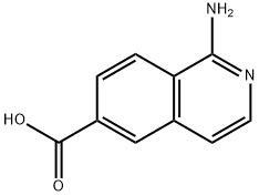 6-Isoquinolinecarboxylicacid,1-amino-(9CI) 구조식 이미지