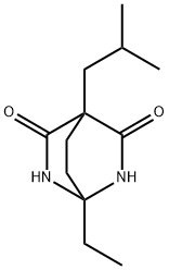 2,6-Diazabicyclo[2.2.2]octane-3,5-dione,1-ethyl-4-(2-methylpropyl)-(9CI) 구조식 이미지