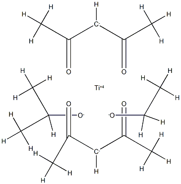ethoxybis(pentane-2,4-dionato-O,O')(propan-2-olato)titanium 구조식 이미지