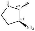3-Pyrrolidinamine,2-methyl-,(2R,3S)-rel-(9CI) Structure