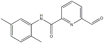 2-Pyridinecarboxamide,N-(2,5-dimethylphenyl)-6-formyl-(9CI) 구조식 이미지