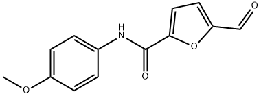 2-Furancarboxamide,5-formyl-N-(4-methoxyphenyl)-(9CI) Structure