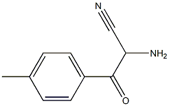 Benzenepropanenitrile,  -alpha--amino-4-methyl--bta--oxo- Structure