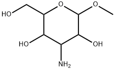 Hexopyranoside, methyl 3-amino-3-deoxy- (9CI) 구조식 이미지