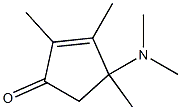 2-Cyclopenten-1-one,4-(dimethylamino)-2,3,4-trimethyl-(9CI) Structure