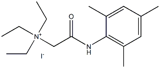 N-ethyltrimecaine 구조식 이미지