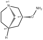 1-Azabicyclo[3.2.1]octane,3-(aminooxy)-,(1R,3R,5R)-rel-(9CI) 구조식 이미지