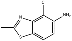 5-Benzothiazolamine,4-chloro-2-methyl-(9CI) 구조식 이미지