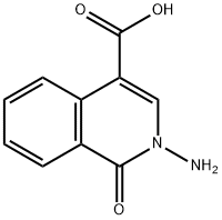 4-Isoquinolinecarboxylicacid,2-amino-1,2-dihydro-1-oxo-(9CI) 구조식 이미지