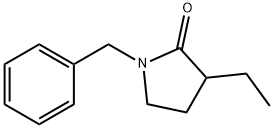 2-피롤리디논,3-에틸-1-(페닐메틸)-(9Cl) 구조식 이미지