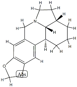 (12α,16α)-9,10-[Methylenebis(oxy)]galanthan 구조식 이미지