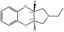 1H-[1,4]Benzodioxino[2,3-c]pyrrole,2-ethyl-2,3,3a,9a-tetrahydro-,(3aR,9aR)-rel-(9CI) 구조식 이미지