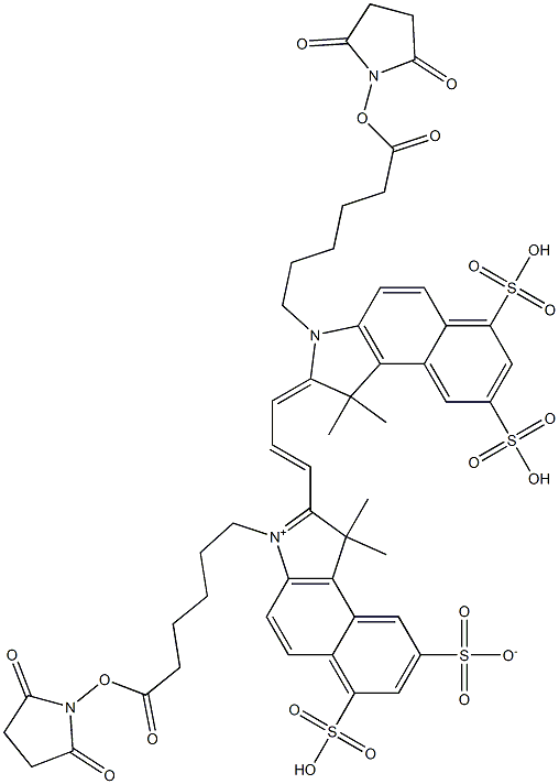 Cy3.5 DiSE(tetra SO3) Structure