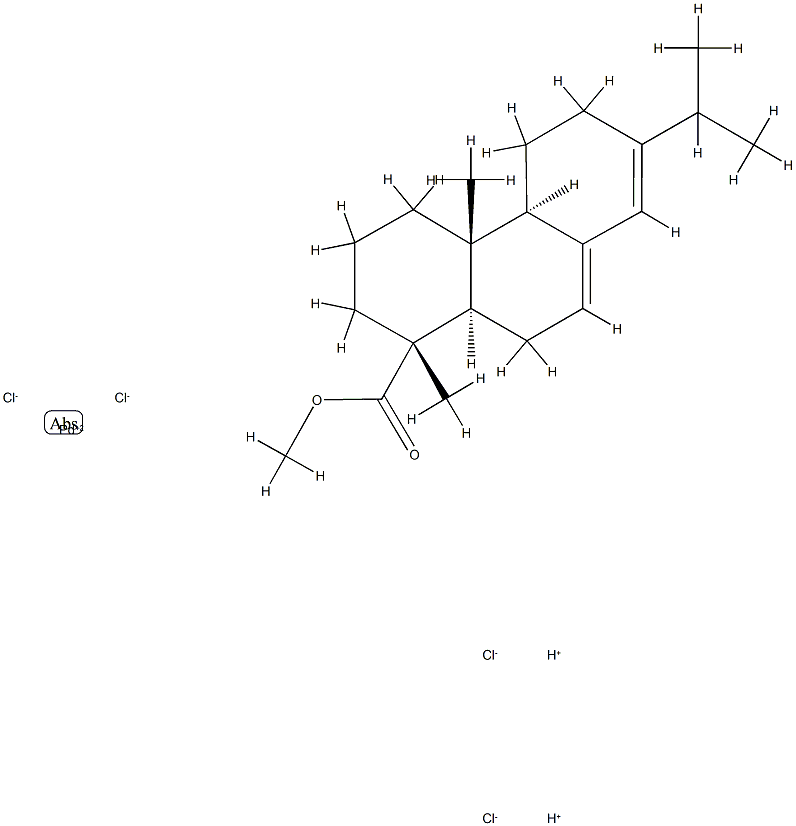 Palladate(2-), tetrachloro-, dihydrogen, (SP-4-1)-, reaction products with sulfurized methyl abietate 구조식 이미지