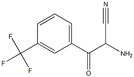 Benzenepropanenitrile,  -alpha--amino--bta--oxo-3-(trifluoromethyl)- Structure