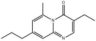 4H-Pyrido[1,2-a]pyrimidin-4-one,3-ethyl-6-methyl-8-propyl-(9CI) 구조식 이미지
