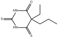 4(1H)-Pyrimidinone,5-ethyltetrahydro-5-propyl-2,6-dithioxo-(9CI) 구조식 이미지
