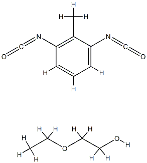 에탄올,2-에톡시-,TDI톨루엔디이소시아네이트와의반응생성물,에틸렌글리콜모노에틸에테르축합물2-에톡시-에탄올반응생성물과tdi에탄올,2-에톡시-,TDI와의반응생성물 구조식 이미지