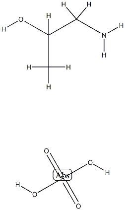 Sulfuric acid, mono-C10-16-alkyl esters, compds. with isopropanolamine Structure