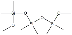 METHOXY TERMINATED POLYDIMETHYLSILOXANE 구조식 이미지