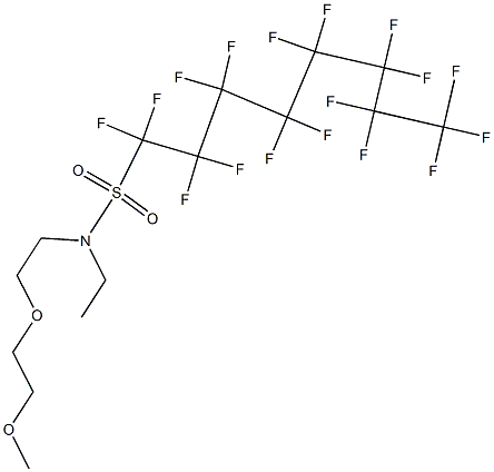 POLY(ETHYLENE GLYCOL) 2-(ETHYL((HEPTADE& Structure