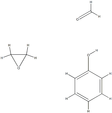 Formaldehyde, polymer with oxirane and phenol, methyl ether 구조식 이미지