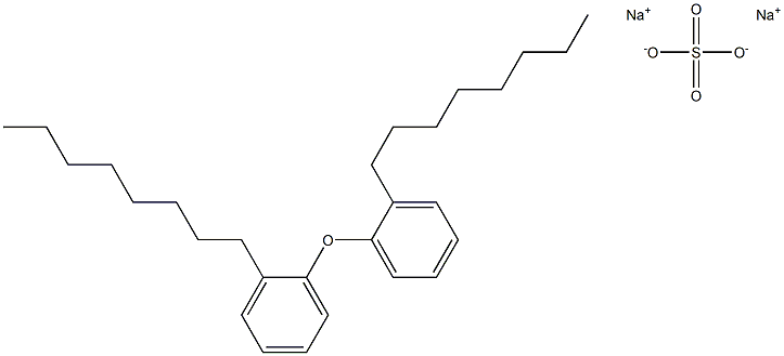 알파-설포-오메가-(옥틸페녹시)폴리(옥시-1,2-에탄디일), 가지형, 나트륨 염 구조식 이미지